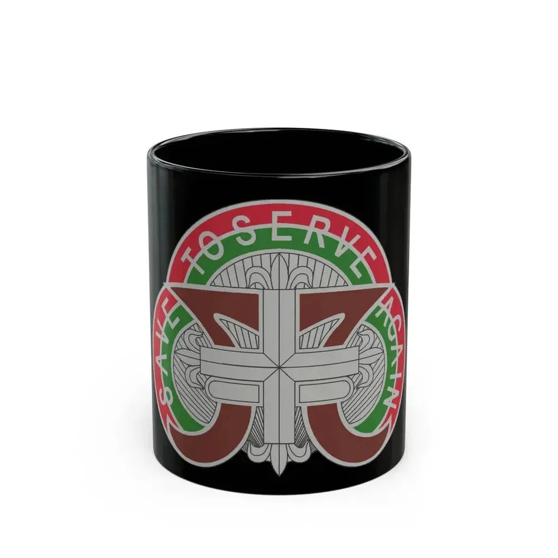 109 Medical Battalion (U.S. Army) Black Coffee Mug 11oz - Go Mug Yourself
