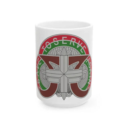 109 Medical Battalion (U.S. Army) White Coffee Mug 15oz - Go Mug Yourself