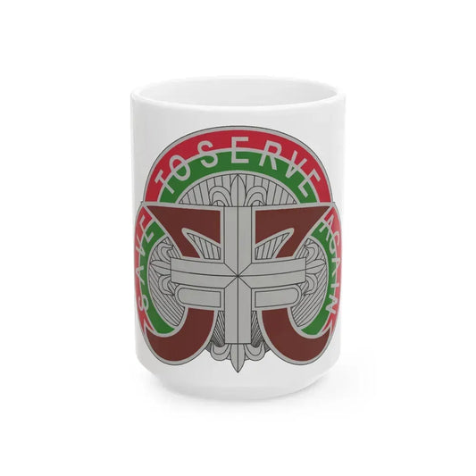 109 Medical Battalion (U.S. Army) White Coffee Mug 15oz - Go Mug Yourself