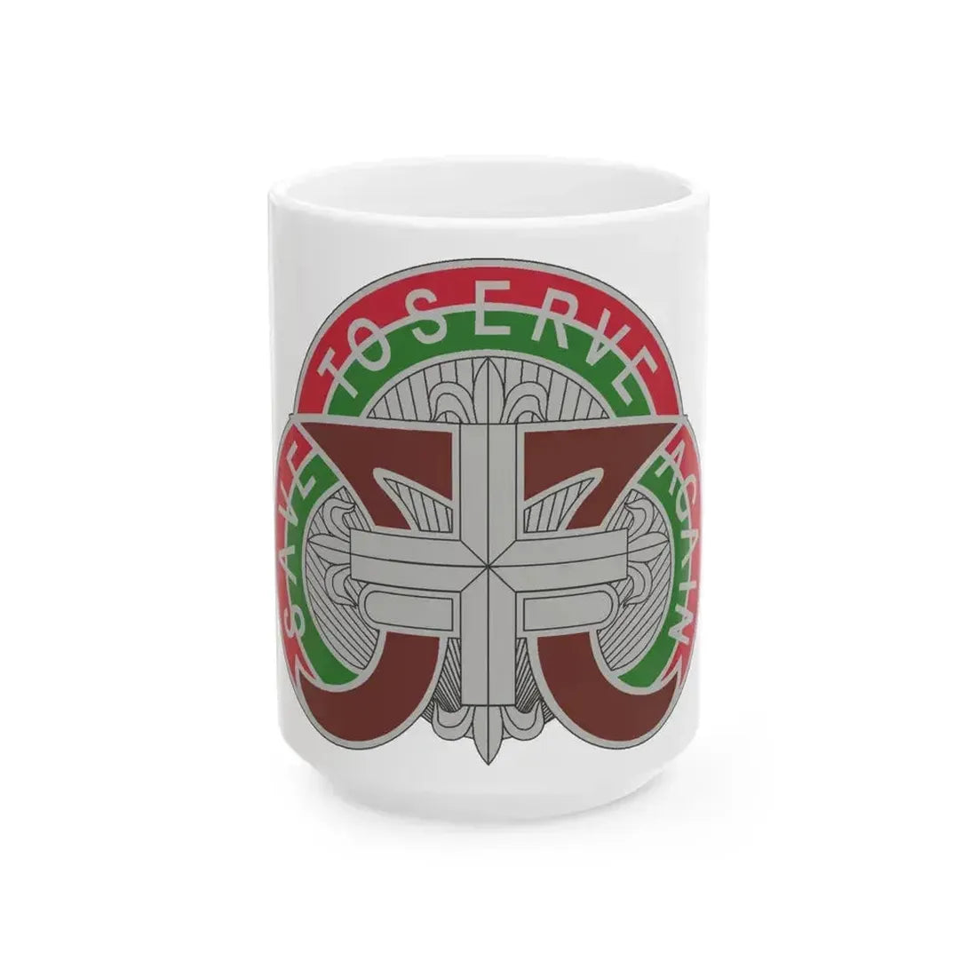 109 Medical Battalion (U.S. Army) White Coffee Mug 15oz - Go Mug Yourself