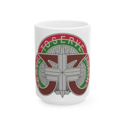 109 Medical Battalion (U.S. Army) White Coffee Mug 15oz - Go Mug Yourself