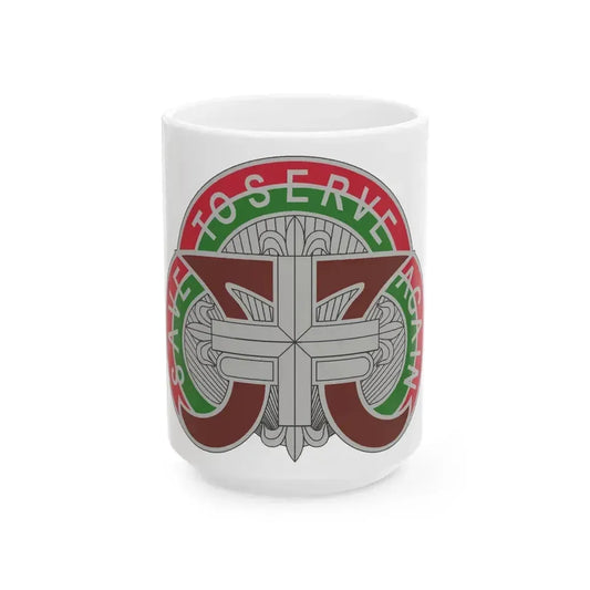109 Medical Battalion (U.S. Army) White Coffee Mug 15oz - Go Mug Yourself