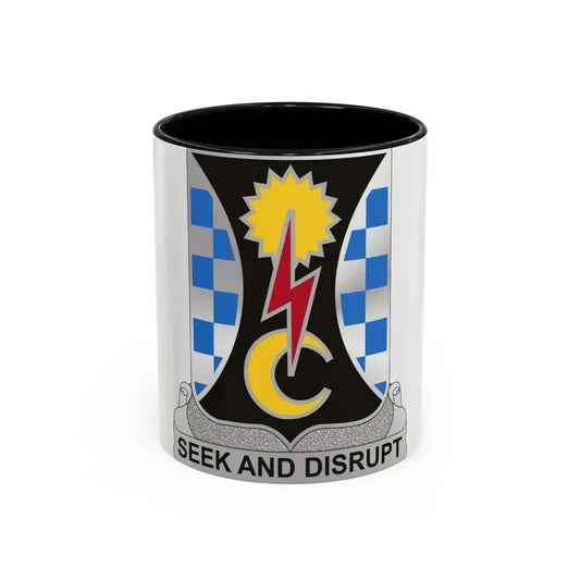 109 Military Intelligence Battalion (U.S. Army) Accent Coffee Mug 11oz Black - Go Mug Yourself