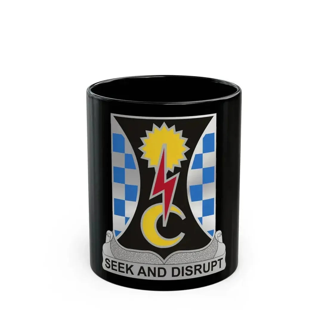 109 Military Intelligence Battalion (U.S. Army) Black Coffee Mug 11oz - Go Mug Yourself