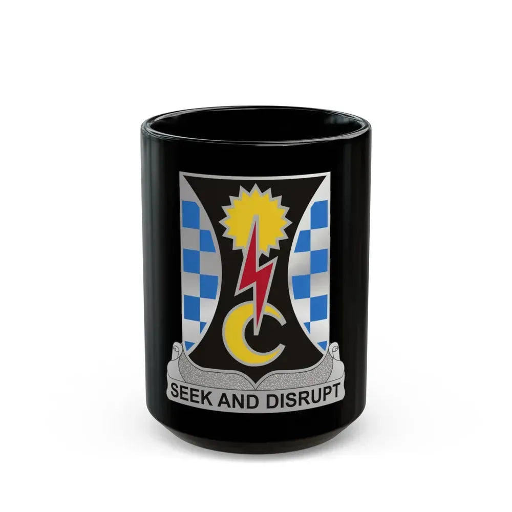 109 Military Intelligence Battalion (U.S. Army) Black Coffee Mug 15oz - Go Mug Yourself