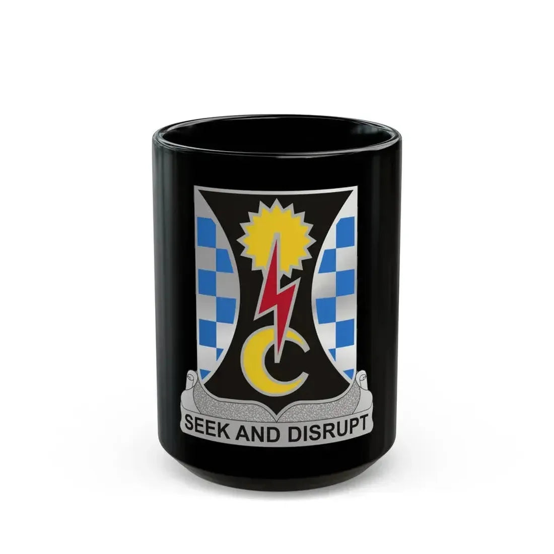109 Military Intelligence Battalion (U.S. Army) Black Coffee Mug 15oz - Go Mug Yourself