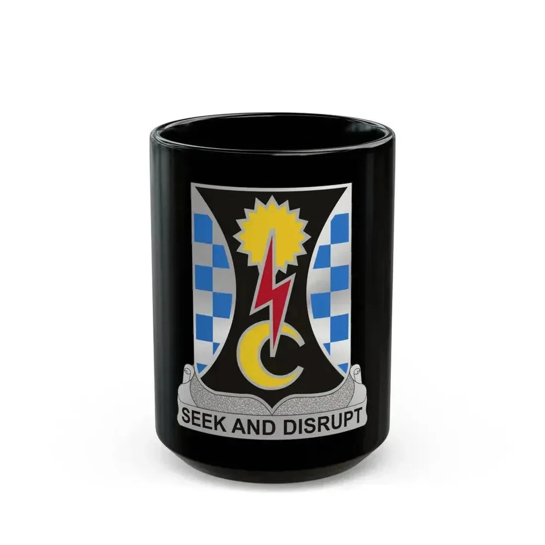 109 Military Intelligence Battalion (U.S. Army) Black Coffee Mug 15oz - Go Mug Yourself