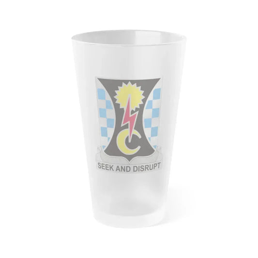109 Military Intelligence Battalion (U.S. Army) Frosted Pint Glass 16oz Default Title - Go Mug Yourself