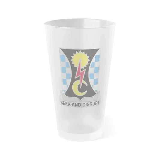 109 Military Intelligence Battalion (U.S. Army) Frosted Pint Glass 16oz Default Title - Go Mug Yourself