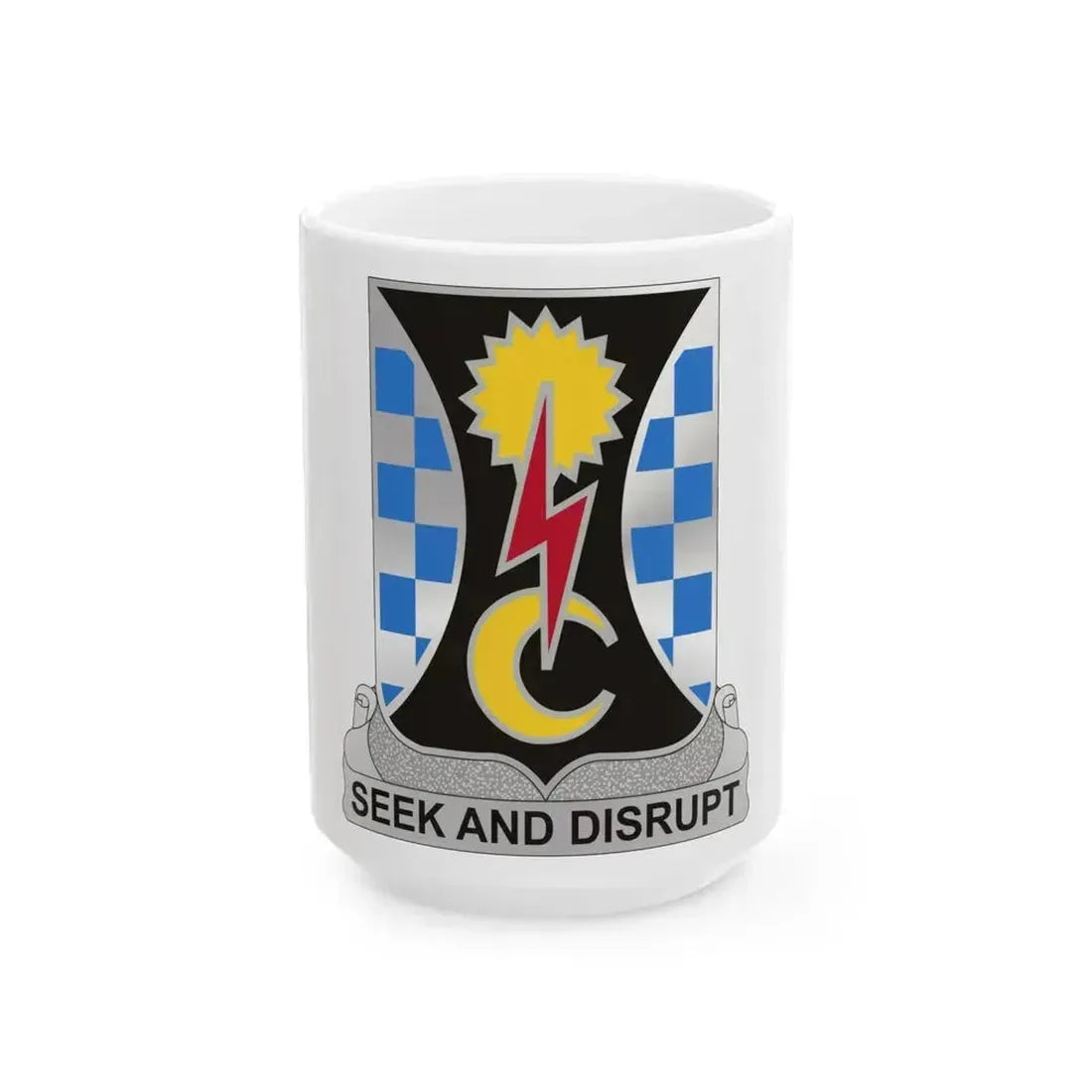 109 Military Intelligence Battalion (U.S. Army) White Coffee Mug 15oz - Go Mug Yourself