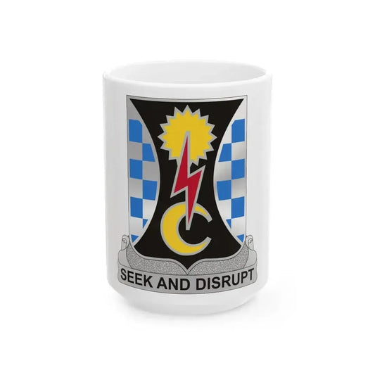 109 Military Intelligence Battalion (U.S. Army) White Coffee Mug 15oz - Go Mug Yourself