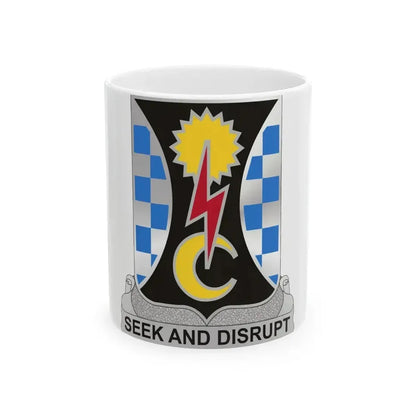 109 Military Intelligence Battalion (U.S. Army) White Coffee Mug - Go Mug Yourself
