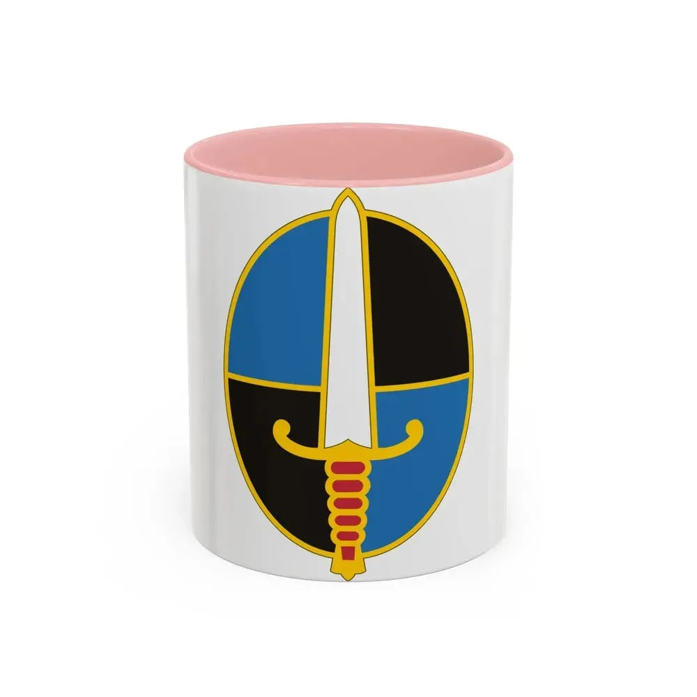 109 Military Intelligence Group (U.S. Army) Accent Coffee Mug 11oz Pink - Go Mug Yourself