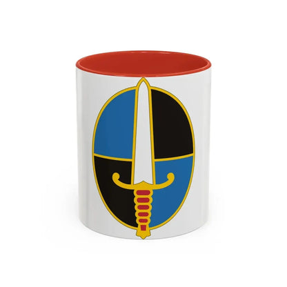 109 Military Intelligence Group (U.S. Army) Accent Coffee Mug 11oz Red - Go Mug Yourself