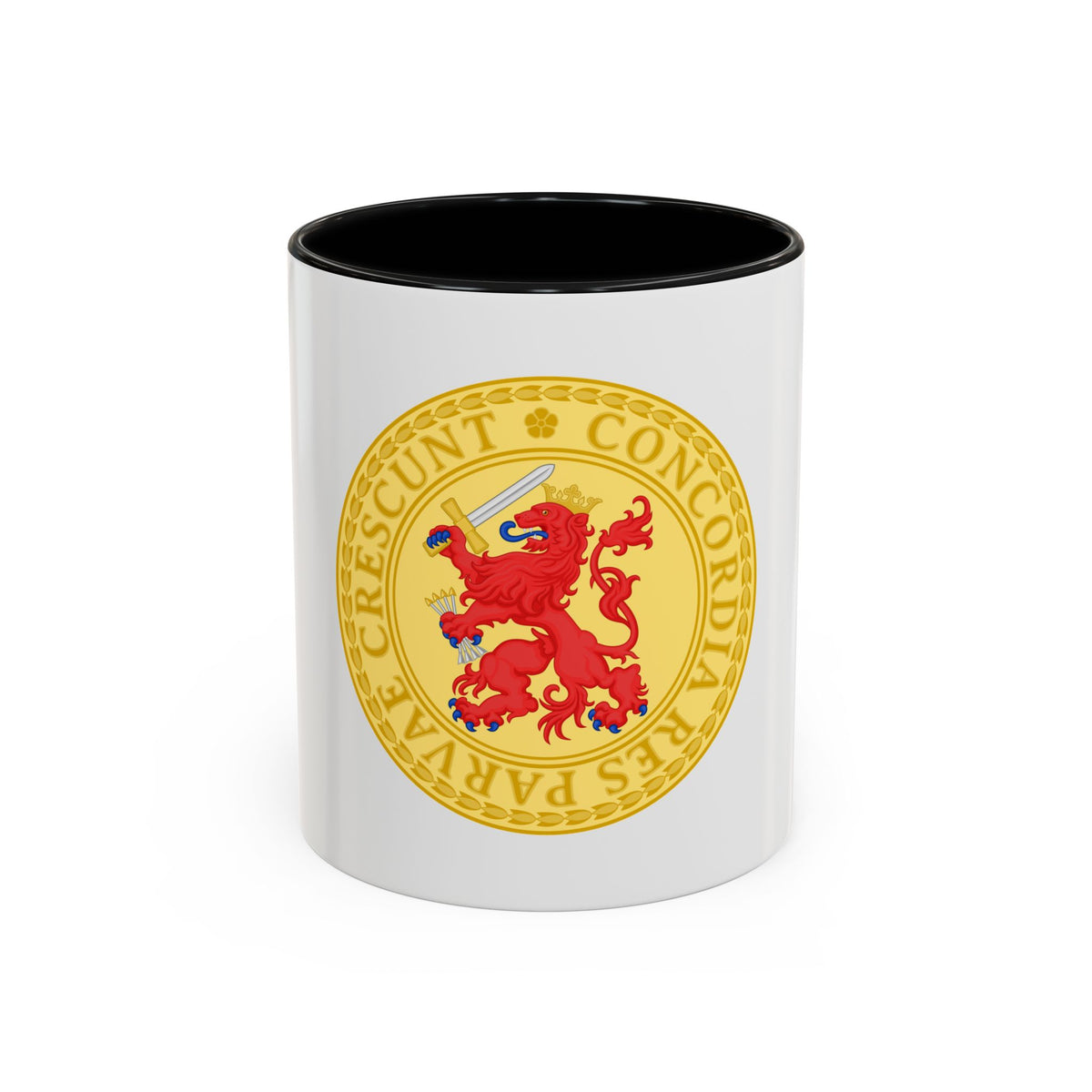 Great Seal of the Batavian Republic (1802) - Accent Coffee Mug