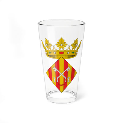 Escudo de Ademuz 2016 (Spain) (Coat of Arms) Pint Glass 16oz