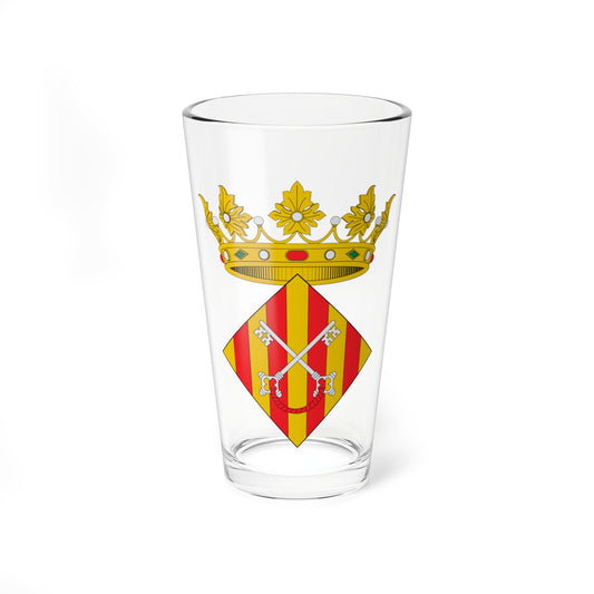 Escudo de Ademuz 2016 (Spain) (Coat of Arms) Pint Glass 16oz
