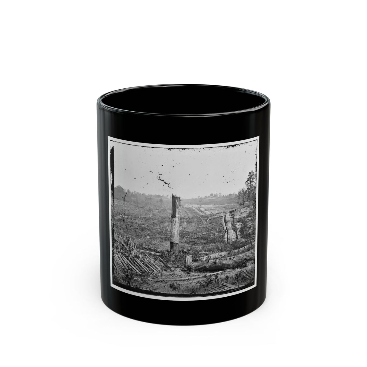 Atlanta, Georgia (Vicinity). Fortifications (U.S. Civil War) Black Coffee Mug