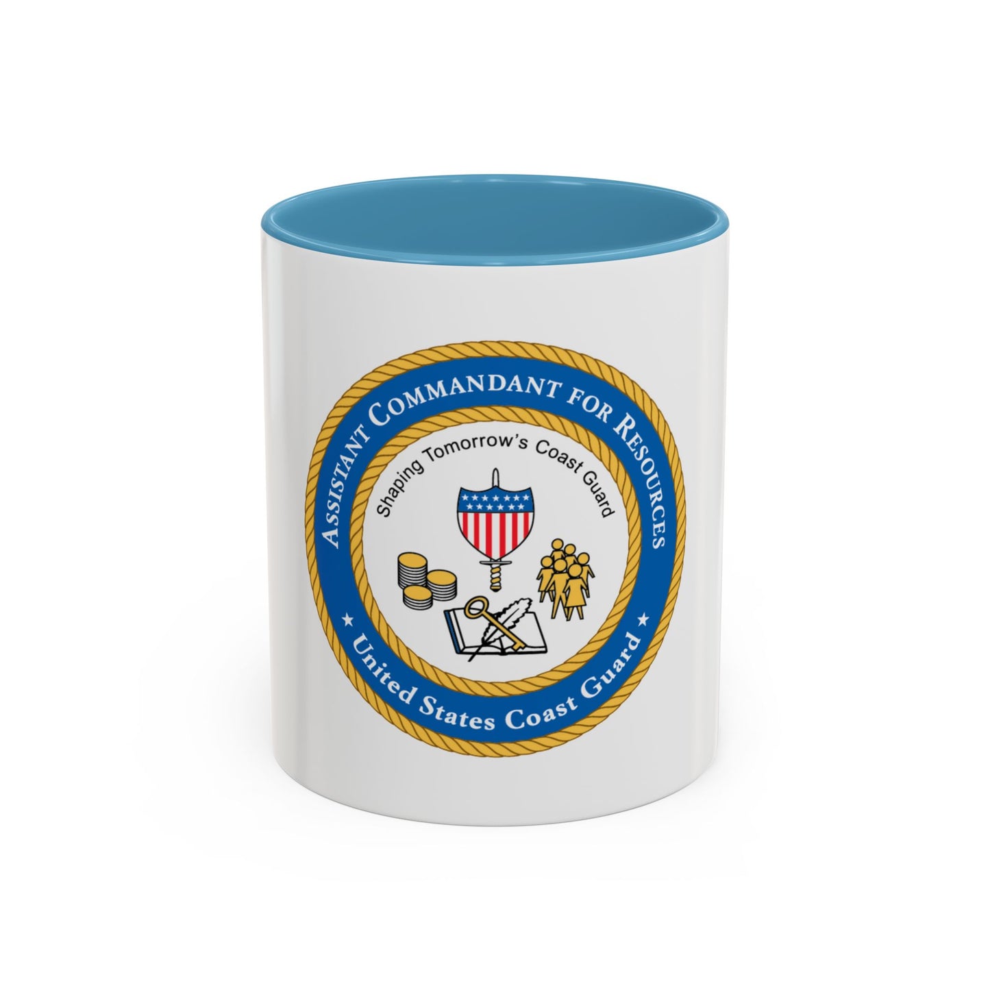 USCG Asst Commandant for Resources (U.S. Coast Guard) Accent Coffee Mug