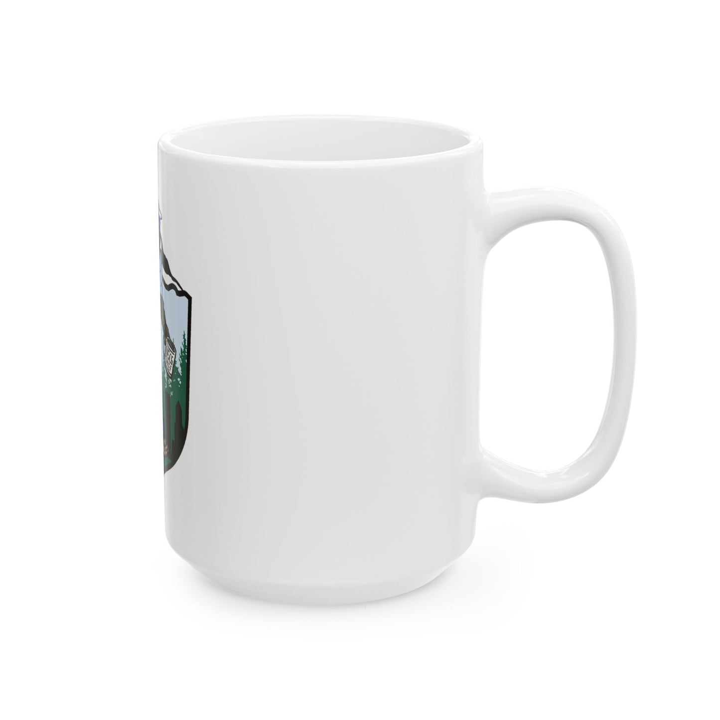 USCG Sailor Squatch (U.S. Coast Guard) White Coffee Mug