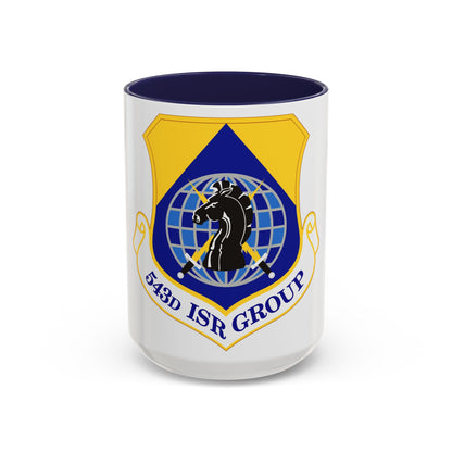 543 Intelligence Surveillance and Reconnaissance Group AFISRA (U.S. Air Force) Accent Coffee Mug