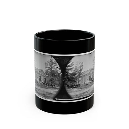 Bethel Church, Va. View Of The Church, Temporary Headquarters Of Gen. Ambrose E. Burnside (U.S. Civil War) Black Coffee Mug