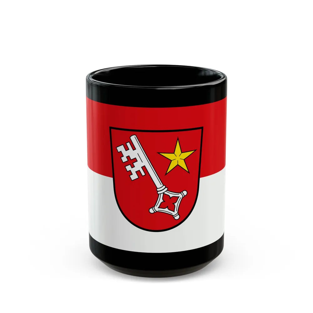 Flag of Worms Germany - Black Coffee Mug-15oz-Go Mug Yourself