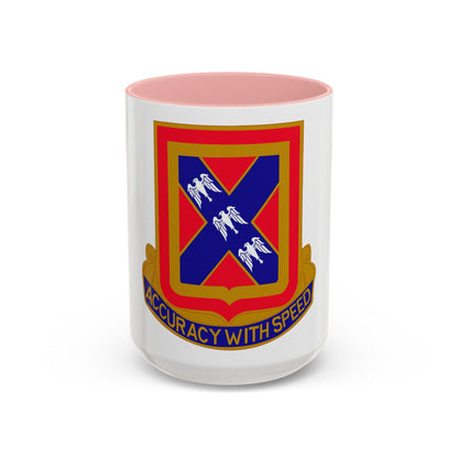 987th Field Artillery Battalion (U.S. Army) Accent Coffee Mug