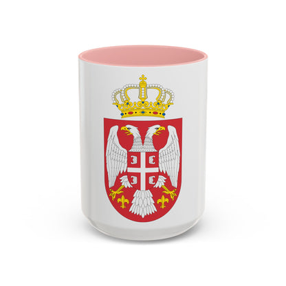 Coat of arms of Serbia small (2004 - 2010) - Accent Coffee Mug