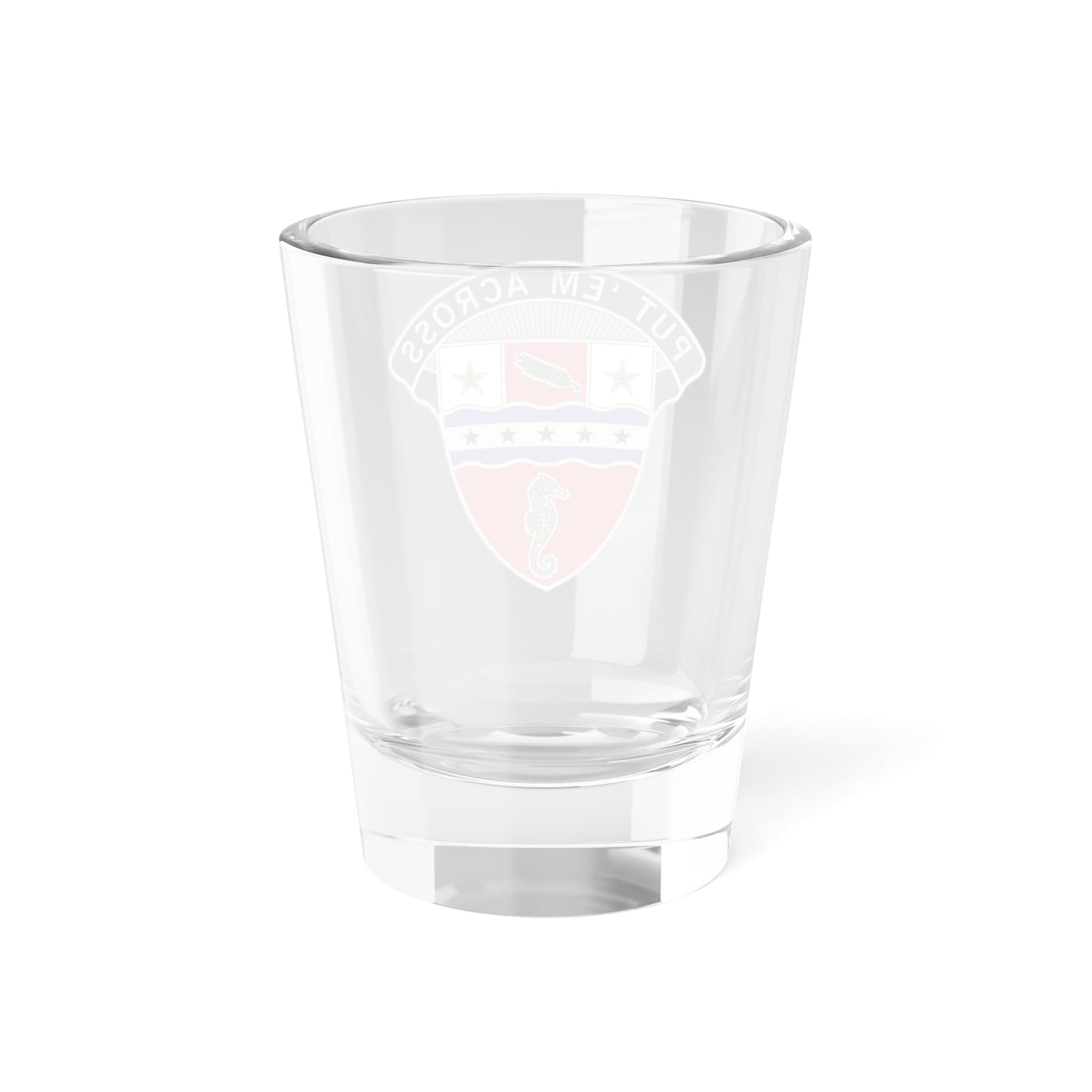 Verre à liqueur de la 1re brigade du génie (armée américaine) 1,5 oz