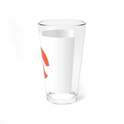 Flag of Ogawa Nagano (Japan) Pint Glass 16oz