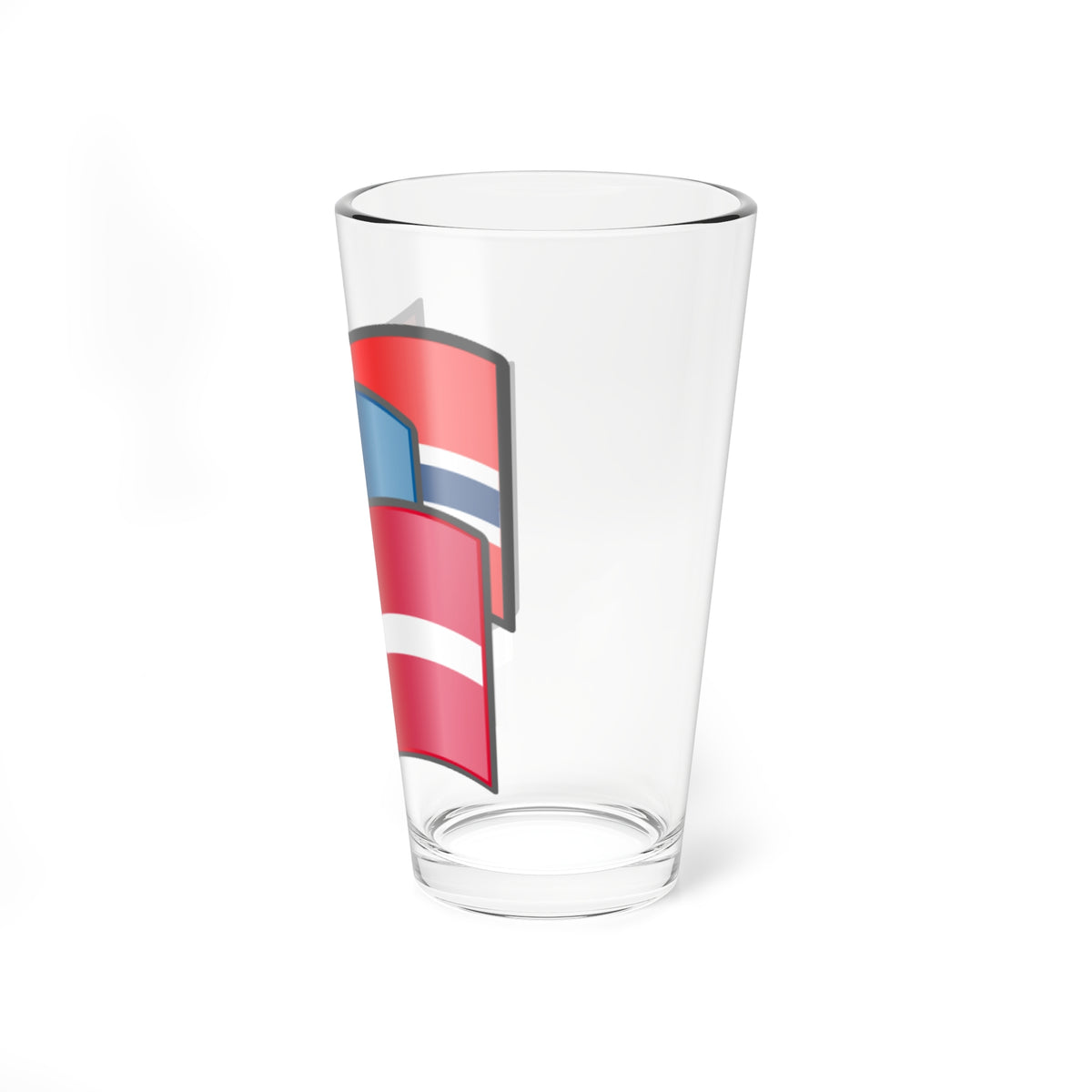 Scandinavia flags Denmark (Sweden) Pint Glass 16oz