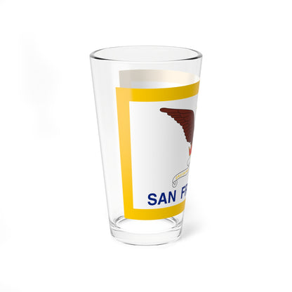 Flag of San Francisco California (United States) Pint Glass 16oz