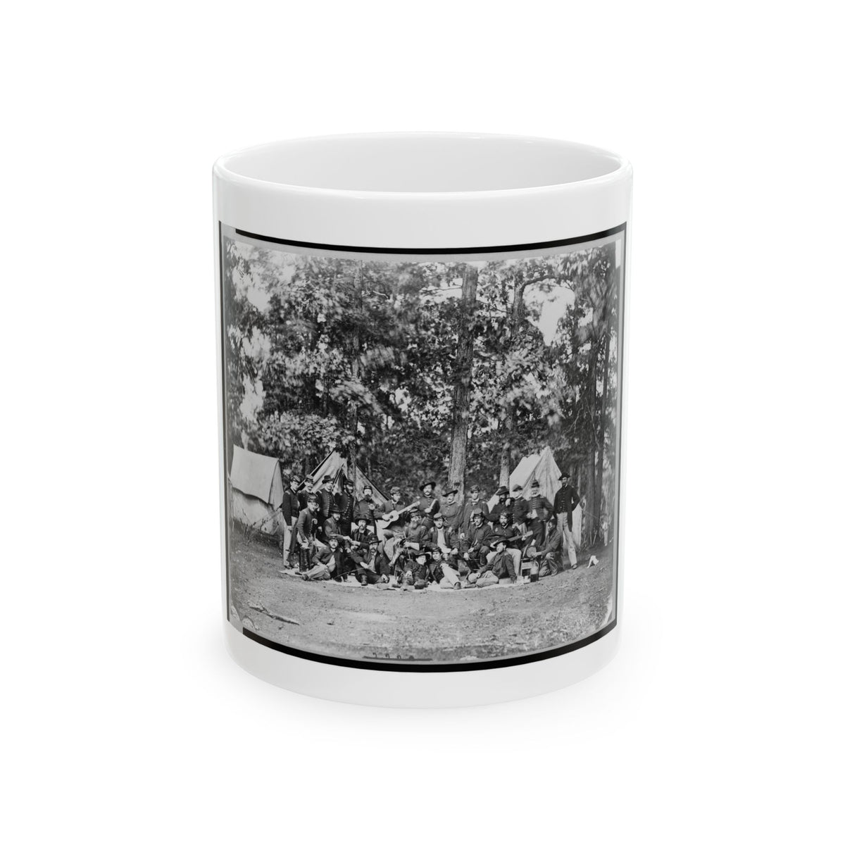 Officers Of U.S. Horse Artillery Brigade, Near Culpeper, Va., September, 1863 (U.S. Civil War) White Coffee Mug