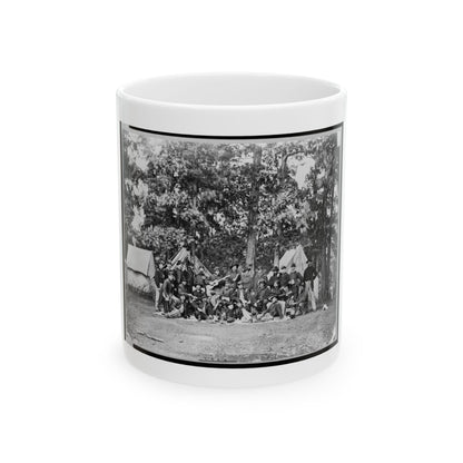 Officers Of U.S. Horse Artillery Brigade, Near Culpeper, Va., September, 1863 (U.S. Civil War) White Coffee Mug