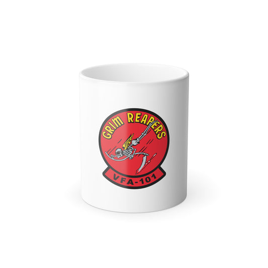 VFA 101 Grim Reapers (U.S. Navy) Color Changing Mug 11oz