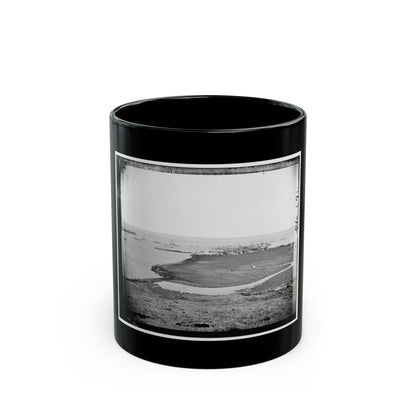Aquia Creek Landing, Virginia. Distant View Of Federal Supply Depot (U.S. Civil War) Black Coffee Mug