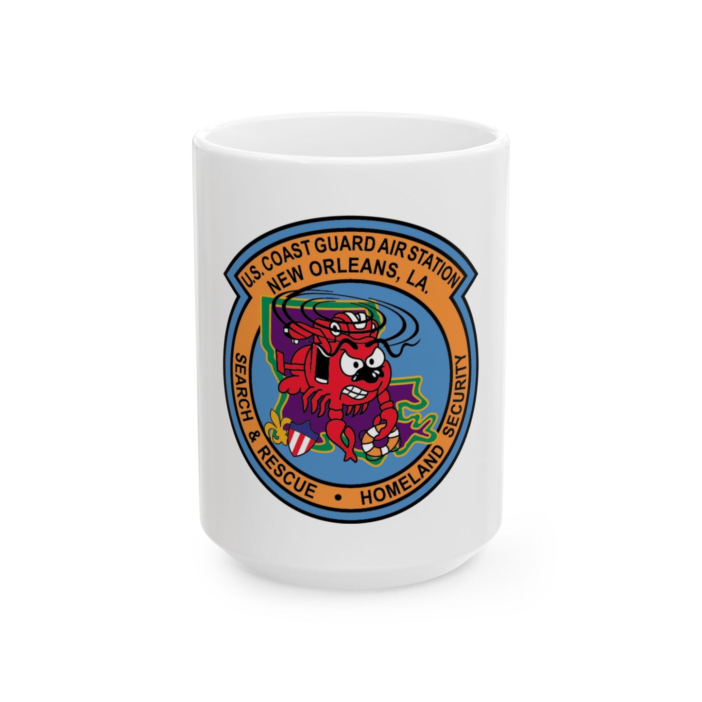 USCG Air Station New Orleans (U.S. Coast Guard) White Coffee Mug