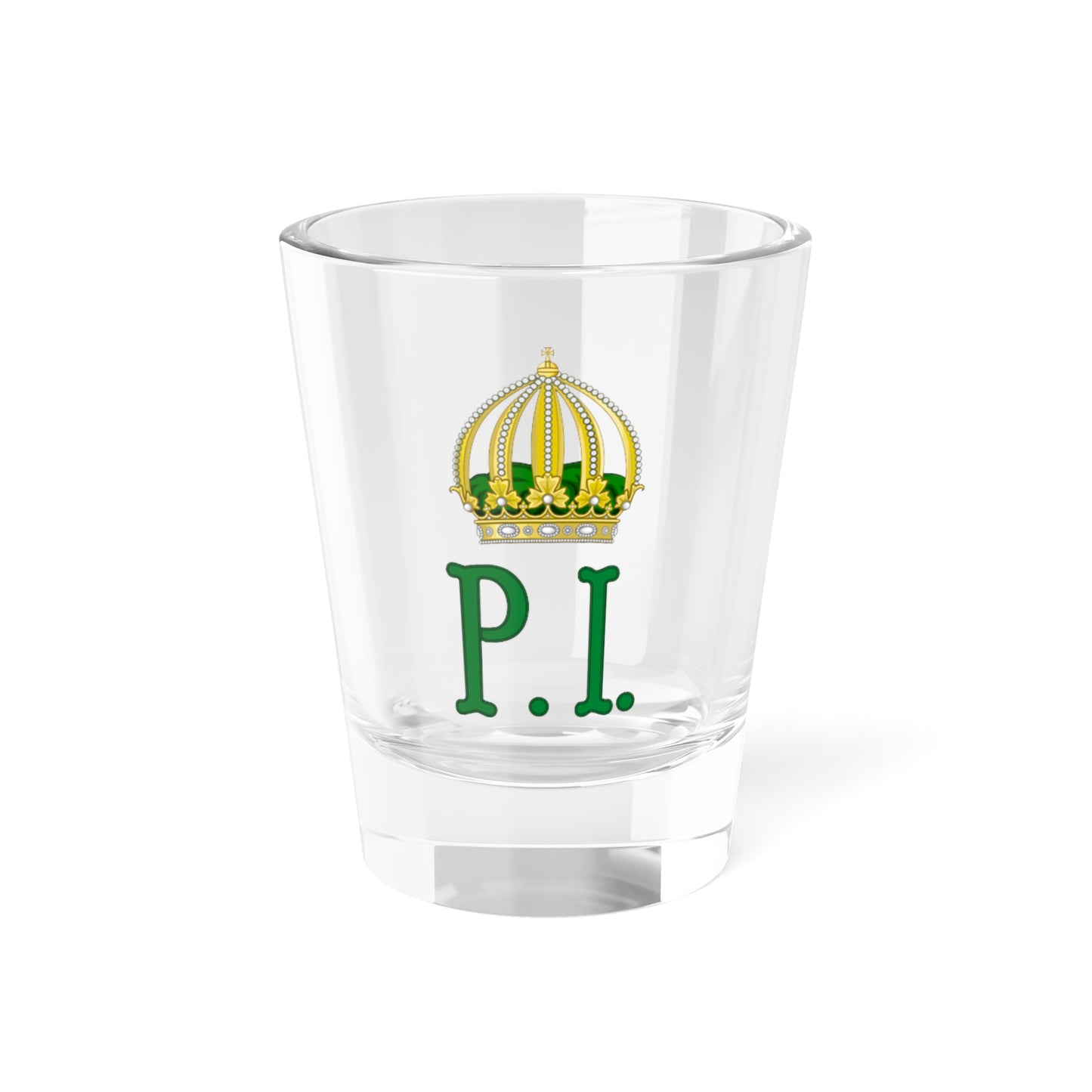 Imperial Monogram of Emperor Pedro I of Brazil (Brazil) (Coat of Arms) Shot Glass 1.5oz