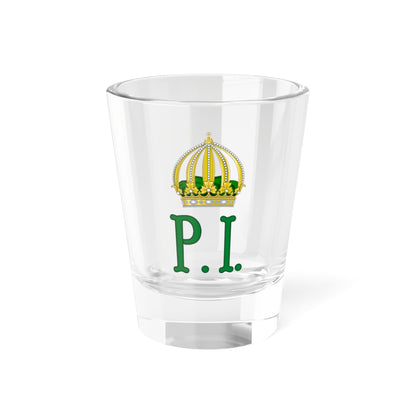 Imperial Monogram of Emperor Pedro I of Brazil (Brazil) (Coat of Arms) Shot Glass 1.5oz