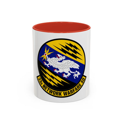 33 Network Warfare Squadron ACC (U.S. Air Force) Accent Coffee Mug