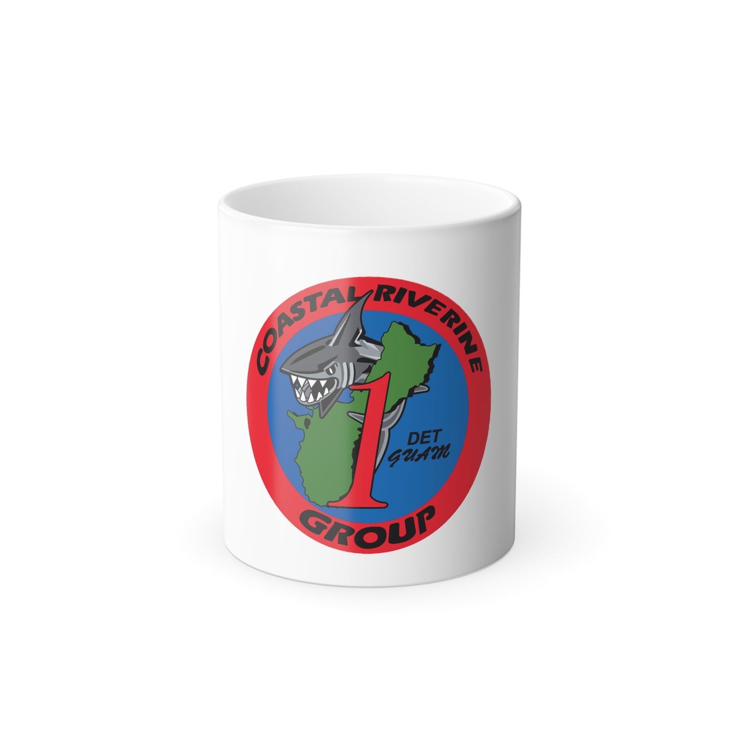 Coastal Riverine Group 1 Det Guam (U.S. Navy) Color Changing Mug 11oz