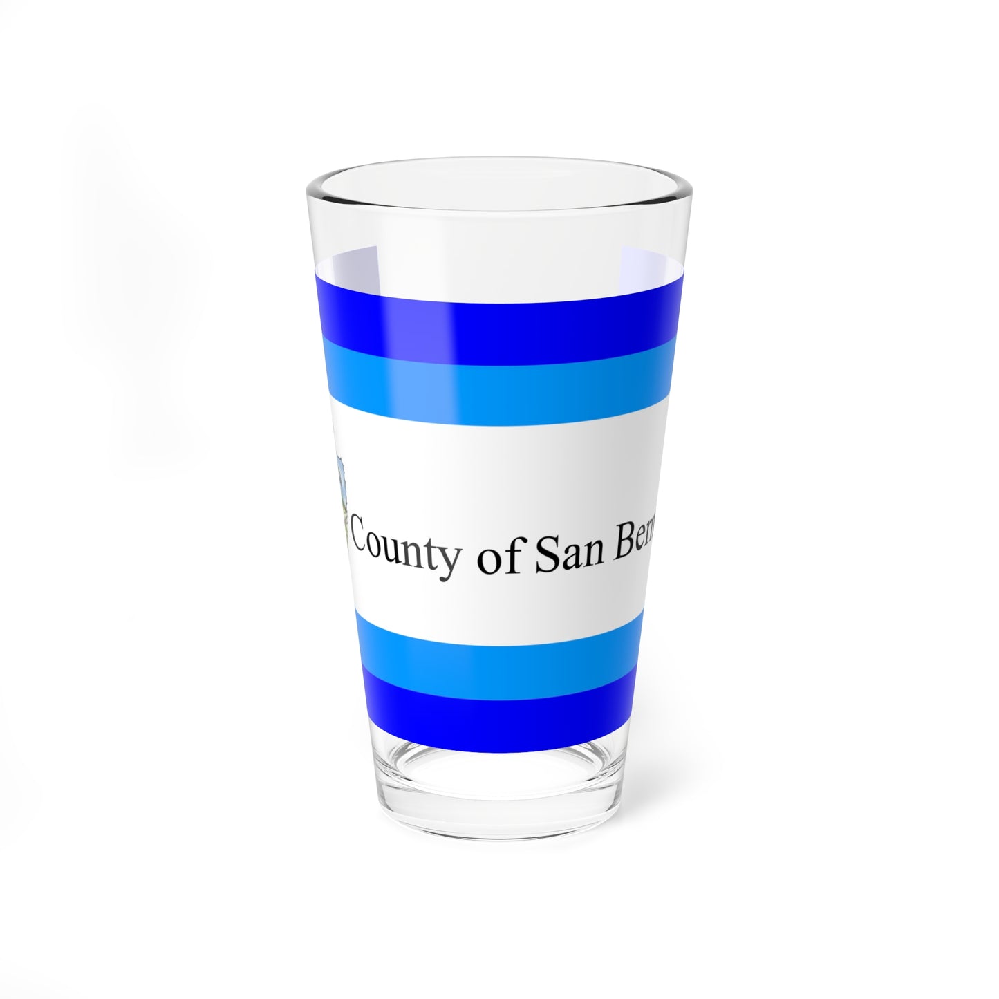 Flag of San Bernardino County California 1984-2024 (United States) Pint Glass 16oz