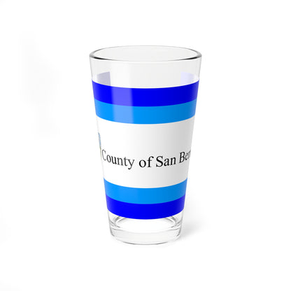 Flag of San Bernardino County California 1984-2024 (United States) Pint Glass 16oz