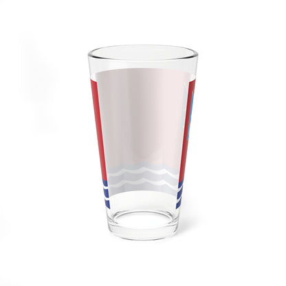 Flag of Magadan Oblast (Russia) Pint Glass 16oz