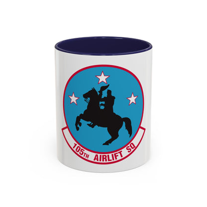 105th Airlift Squadron (U.S. Air Force) Accent Coffee Mug
