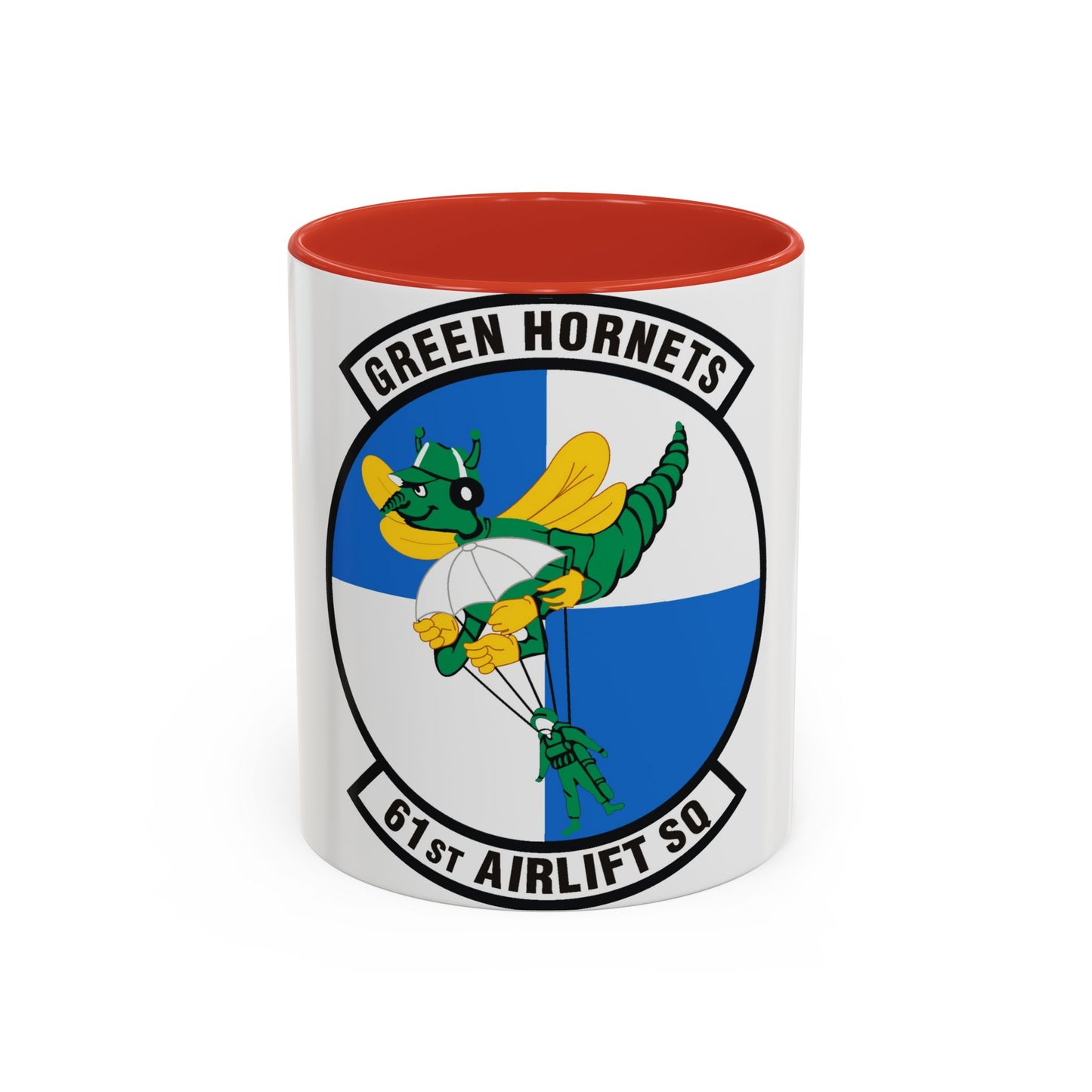 61st Airlift Squadron (U.S. Air Force) Accent Coffee Mug