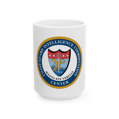 USCG Intelligence Coordination Ctr (U.S. Coast Guard) White Coffee Mug