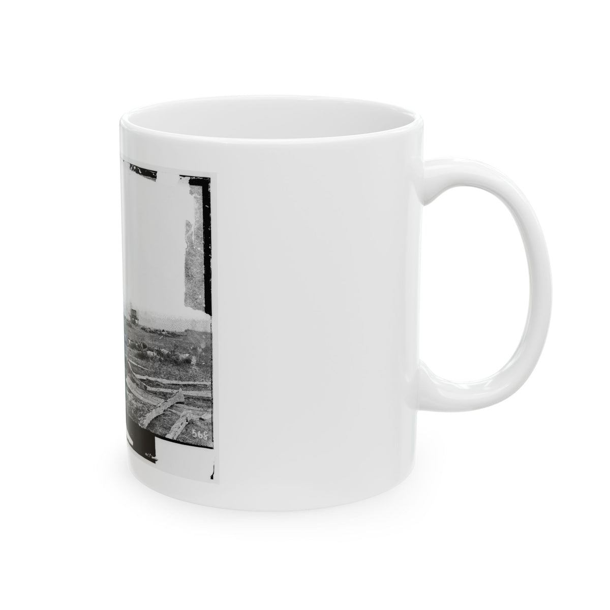 Antietam, Maryland. View Where Sumner's Corps Charged (U.S. Civil War) White Coffee Mug