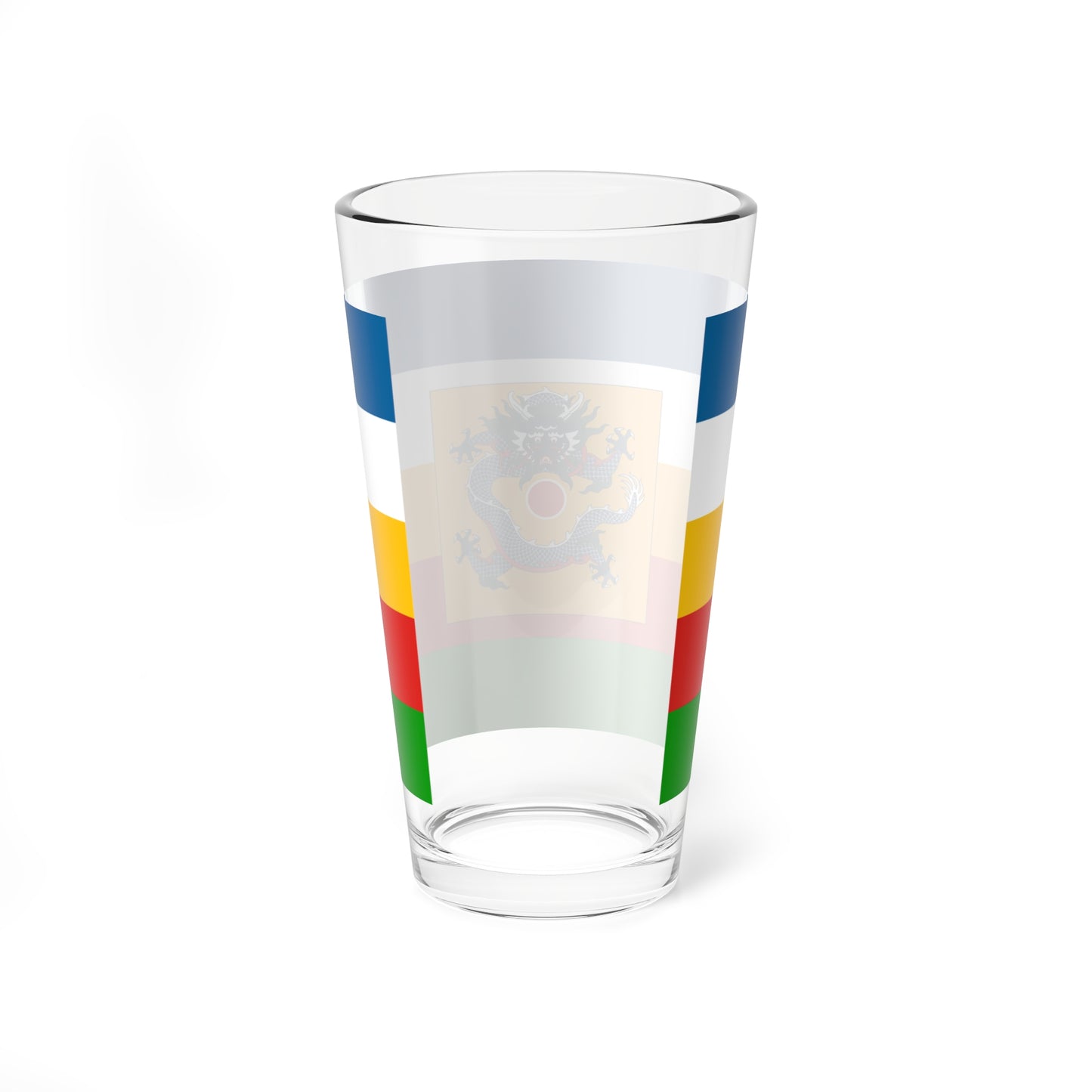 Imperial Chinese Navy Fleet Commanders Flag 1905-1909 (China) Pint Glass 16oz